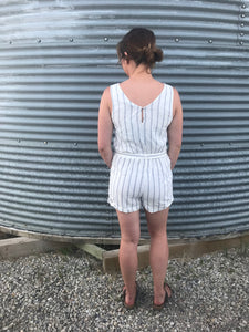 Ava Striped Romper