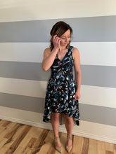 Load image into Gallery viewer, Watercolor Bouquet Hi-Lo Dress