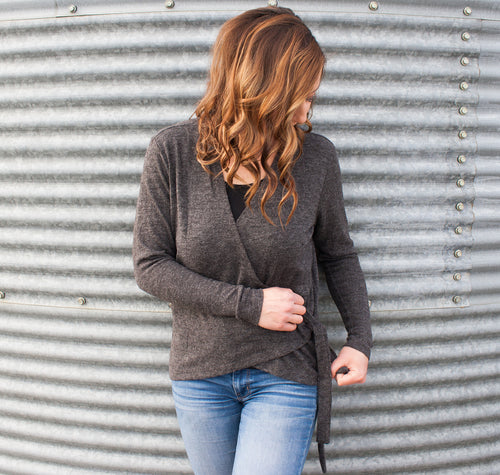 Ballerina Wrap Sweater