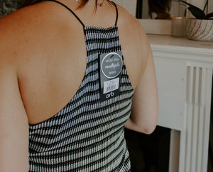 Paulina Reversible Black Arrow Top